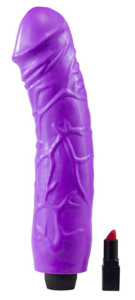 Gigantische paarse vibrator - extra lang & dik
