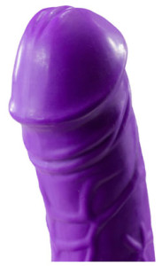 Gigantische paarse vibrator; extra lang & dik