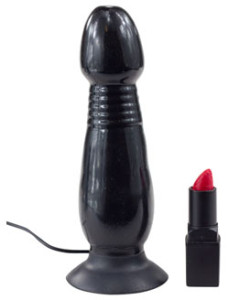 Vibrerende buttplug met stootfunctie