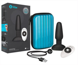 Vibrerende buttplug met roterende kralen