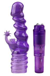 Pocket Rocket mini massagers met opzetstukjes