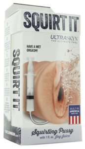 Squirting pussy masturbator