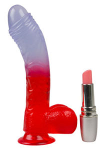 Jolly Buttcock dildo zacht, buigzaam met zuignap