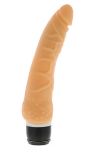 Purrfect Siliconen Penis Vibrator - Huidkleur