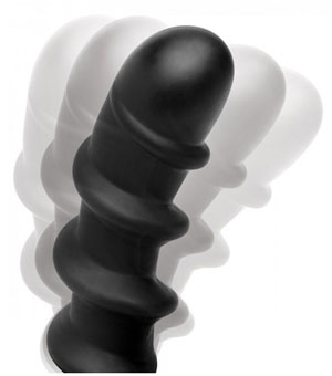Ascend Swirl P-spot stimulator met geribbelde schacht Ascend Swirl P-spot stimulator met geribbelde schacht